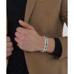 Lacoste Herren Armband METROPOLE mit Knebelverschluss und Petit Piqué Muster – Bild 4