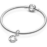 Pandora Passions Anhänger Hand, Auge und Feder