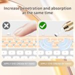 Koffein Augenserum 20ml – Gegen Augenringe, Schwellungen & Falten mit 360° Massage-Roller