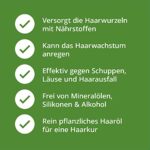 Casida Rosmarinöl für Haar & Kopfhaut – Haaröl gegen Haarausfall mit Rizinusöl