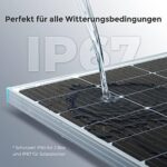 Renogy 100w Solarpanel 12v Solarmodul für Wohnmobil