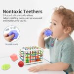 Montessori Babyspielzeug ab 1 Jahr - 9-teiliges Motorikspielzeug zur Förderung der Feinmotorik
