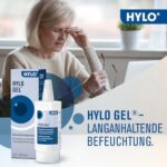 HYLO GEL Augentropfen für trockene Augen, langanhaltende Feuchtigkeit mit Hyaluronsäure