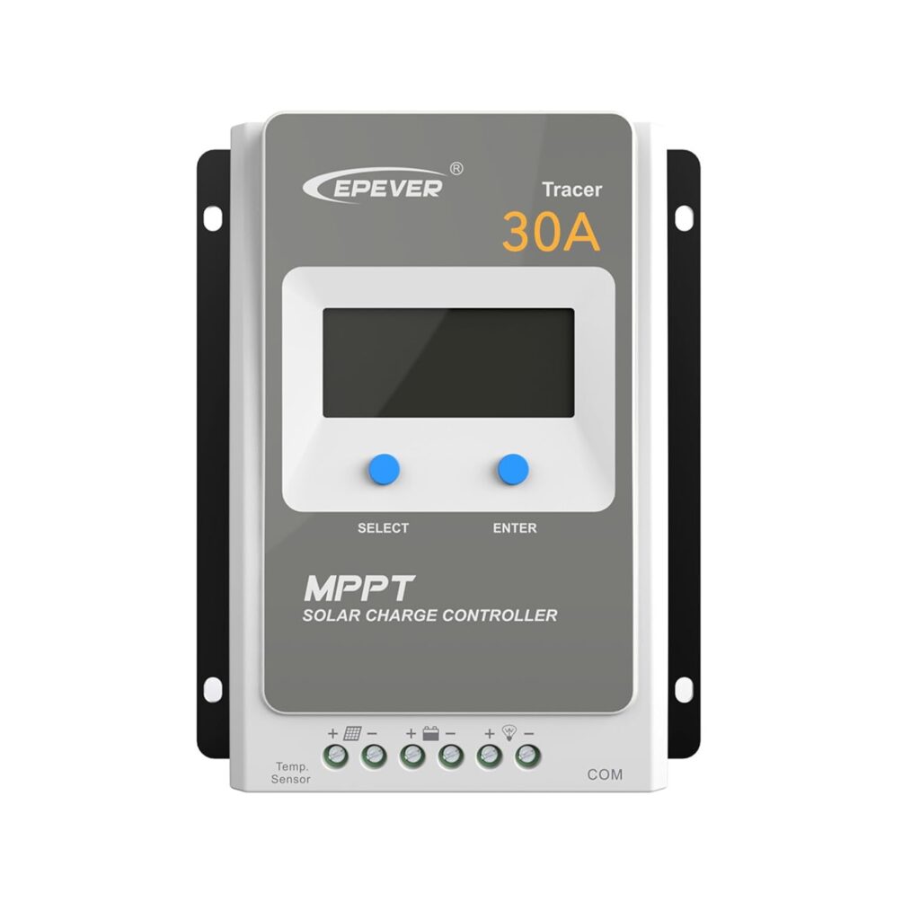 EPEVER MPPT Laderegler 10A-40A Tracer-Serie für 12V/24V mit LCD-Display und Auto-Erkennung