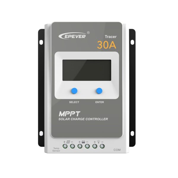 EPEVER MPPT Laderegler 10A-40A Tracer-Serie für 12V/24V mit LCD-Display und Auto-Erkennung