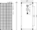 enjoy solar PERC Mono Solarpanel 12V (60-200W), Monokristallin, ideal für Wohnmobil, Gartenhaus & Boot