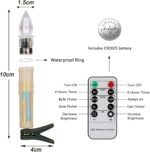 FREEPOWER LED Christbaumkerzen Kabellos mit Fernbedienung & Timer