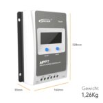 EPEVER MPPT Laderegler 10A-40A Tracer-Serie für 12V/24V mit LCD-Display und Auto-Erkennung
