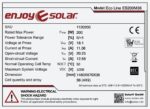 enjoy solar PERC Mono Solarpanel 12V (60-200W), Monokristallin, ideal für Wohnmobil, Gartenhaus & Boot