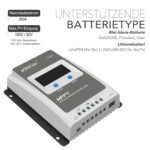 EPEVER MPPT Laderegler 10A-40A Tracer-Serie für 12V/24V mit LCD-Display und Auto-Erkennung