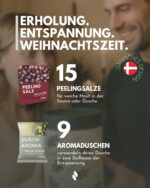 frihed.® Wellness Adventskalender 2025 – 24 Peelingsalze & Duschbomben Geschenkset – Bild 3