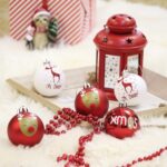 Victor's Workshop Weihnachtskugeln 9tlg. 6cm – Christbaumdeko aus Kunststoff mit verschiedenen Themen