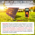 DOKIO Tragbares Faltbares Solarpanel Set – Monokristallin, 100W-300W, mit Solarladeregler & USB-Anschlüssen