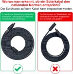 Solarkabel Verlängerung 1-10M (Rot/Schwarz) – Solar Kabel für Outdoor Nutzung