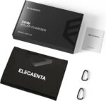 ELECAENTA 30W Faltbares ETFE Solarladegerät – 3-Port USB, PD18W, Type-C, Outdoor & Handy-Ladegerät