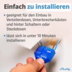 Shelly Plus 1 | Smart Relais Schalter 16A | WLAN & Bluetooth | Alexa & Google Home Kompatibel | App Steuerung | Kein Hub Erforderlich