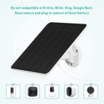 YCTechLife 6W Solarpanel für Akku-Kameras, USB Solarmodul mit 9,8ft Kabel, kompatibel mit wiederaufladbaren Batterien, hohe Effizienz