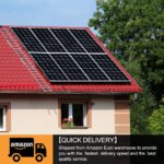 DOKIO 100W 18V Solarpanel Monokristallin – 12V Batterieladung für Wohnmobil, Camping & Garten