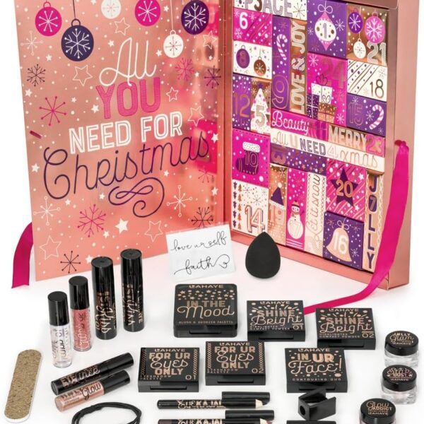 LAHAYE Beauty Adventskalender 2024 – 24 hochwertige, einzeln verpackte Produkte, perfektes Geschenkset