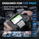 TOPDON BT600 Batterietester 12V/24V mit Drucker, 3,5" Display, USB-Update – Für Heimwerker & Profis