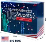 Amerikanische Süßigkeiten Adventskalender 2024 – 24x Candy für die Weihnachtszeit
