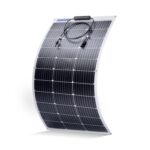 Topunive Flexibles Solarpanel 100W-200W 12V für Wohnmobil, Boot & Balkon
