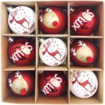 Victor's Workshop Weihnachtskugeln 9tlg. 6cm – Christbaumdeko aus Kunststoff mit verschiedenen Themen
