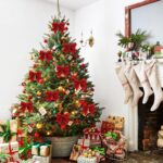 Shining She Weihnachtsbaum-Schleifen, Glitzer, für festliche Dekoration