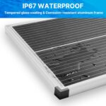 Nicesolar 100W-200W Solarpanel Kit für 12V/24V Off-Grid Systeme – Monokristalline Solarmodule mit Laderegler für Wohnmobil, Boot, Camping & mehr – Bild 4