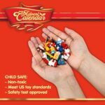 JOYIN Adventskalender 2024 - Holz-Weihnachtsbaum mit 28 Ornamenten – 24 Tage Countdown für Kinder & Erwachsene
