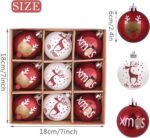 Victor's Workshop Weihnachtskugeln 9tlg. 6cm – Christbaumdeko aus Kunststoff mit verschiedenen Themen