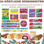 Amerikanische Süßigkeiten Adventskalender 2024 – 24x Candy für die Weihnachtszeit