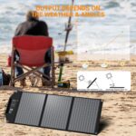 Mesuvida 30W Solar Ladegerät, Solarpanel Faltbar mit 5 Anschlüssen
