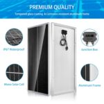 Nicesolar 100W-200W Solarpanel Kit für 12V/24V Off-Grid Systeme – Monokristalline Solarmodule mit Laderegler für Wohnmobil, Boot, Camping & mehr – Bild 2