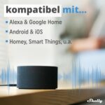 Shelly Plus 1 | Smart Relais Schalter 16A | WLAN & Bluetooth | Alexa & Google Home Kompatibel | App Steuerung | Kein Hub Erforderlich