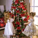 Shining She Weihnachtsbaum-Schleifen, Glitzer, für festliche Dekoration