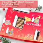 Beauty Adventskalender 2024 – 24 Exklusive Kosmetik-Überraschungen für Frauen & Mädchen, ideales Geschenk zur Adventszeit