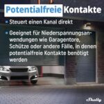 Shelly Plus 1 | Smart Relais Schalter 16A | WLAN & Bluetooth | Alexa & Google Home Kompatibel | App Steuerung | Kein Hub Erforderlich