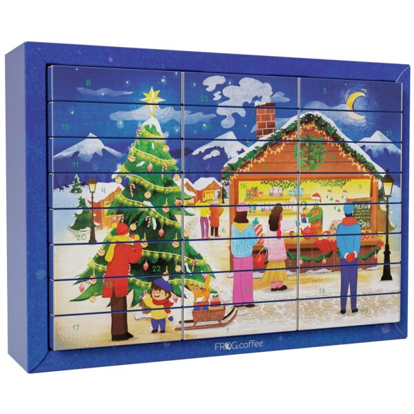 Tee Adventskalender 2025 – 24 Sorten, 48 Teebeutel von Top-Marken
