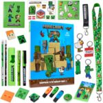 Minecraft Adventskalender für Kinder – 24 Überraschungen, Spielzeug & Schreibwaren