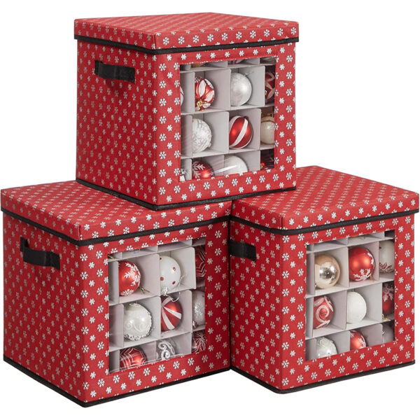 SONGMICS Aufbewahrungsboxen für Weihnachtsdekoration