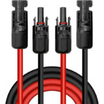 Solarkabel Verlängerung 1-10M (Rot/Schwarz) – Solar Kabel für Outdoor Nutzung