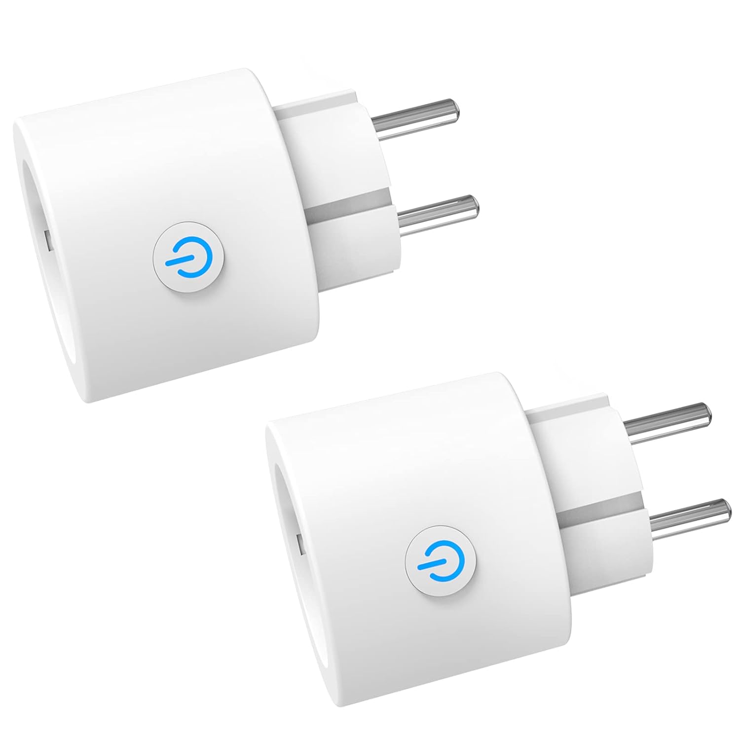 ANTELA Smart Steckdose – WLAN, Alexa & Google kompatibel, Strommessung, Timer, 16A, 2er-Set