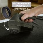 WiredLux Elektrischer Fusselrasierer – USB-Aufladbar mit LED & Zubehör