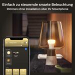 Philips Hue White E27 LED Leuchte, dimmbar, warmweiß, 806 lm – Smarte Steuerung per Sprache & App