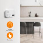 Smartwares CO-Melder, 10 Jahre Sensor, Display & Testknopf, 85 dB Alarm
