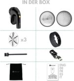 WiredLux Elektrischer Fusselrasierer – USB-Aufladbar mit LED & Zubehör