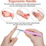 Häkelnadel-Set – 14 bunte, ergonomische Nadeln mit Softgriff & Tragetasche