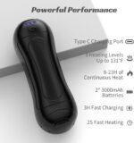 FANDLISS Elektrischer Handwärmer 2er Set – 6000 mAh, Wiederaufladbar, Magnetisch, Tragbar für Outdoor, Camping & Weihnachten