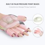 Comfier Kabelloses Handmassagegerät mit Wärme - 3 Stufen Kompression & Heizung, Wiederaufladbar, Perfekt für Karpaltunnel & Geschenke